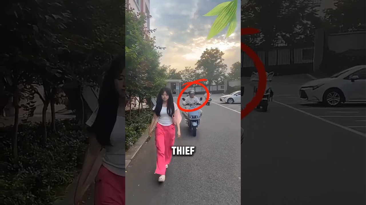 Умная девчонка перехитрил вора 💪 