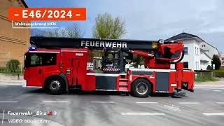 Einsatzfahrt TLF4000 + (Leih)-HRB32 zum Wohnungsbrand | Freiwillige Feuerwehr Ostseebad Binz
