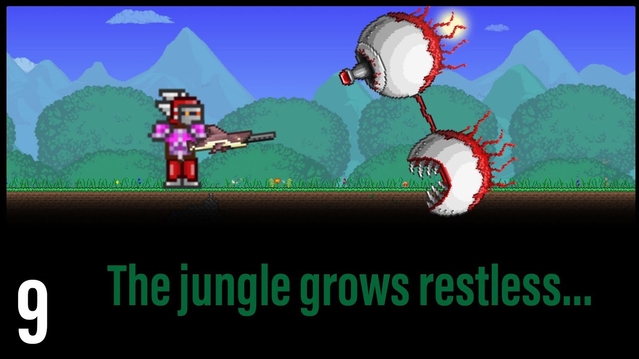 The Jungle grows restless.. Terraria Xbox ranger series YouTube