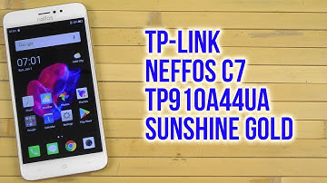 Распаковка TP-LINK Neffos C7 TP910A44UA Sunshine Gold