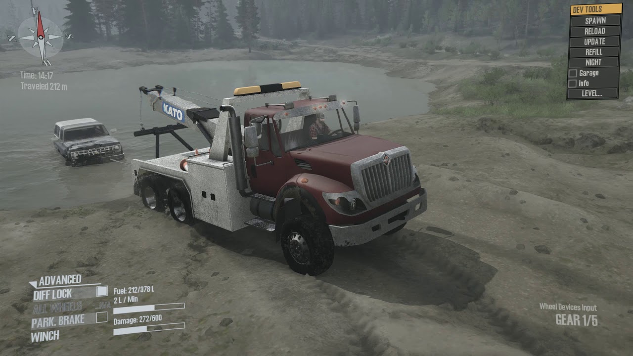 International Workstar Wrecker addon test.