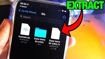 ANY iPhone How To UnZip 7z File!