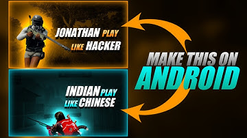 Make This BGMI/PUBG Gaming Thumbnail On Android || How To Make Thumbnail On Android