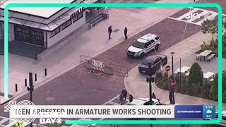 17yearold arrested in connection to shooting near Armature Works