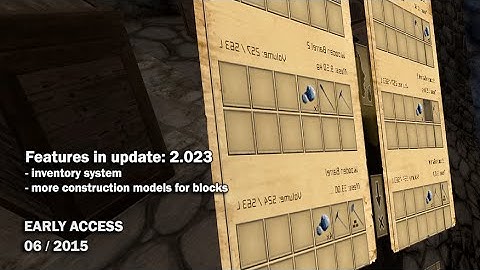 Medieval Engineers - Update 02.023: Inventory system
