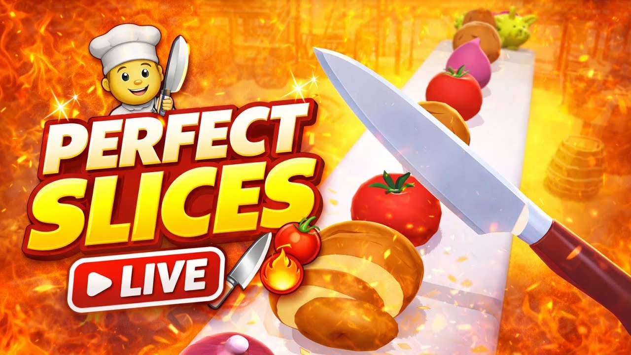Perfect Slices Live Now 🍎🔪 gameplay #81 #live #shortslive #shortsfeed