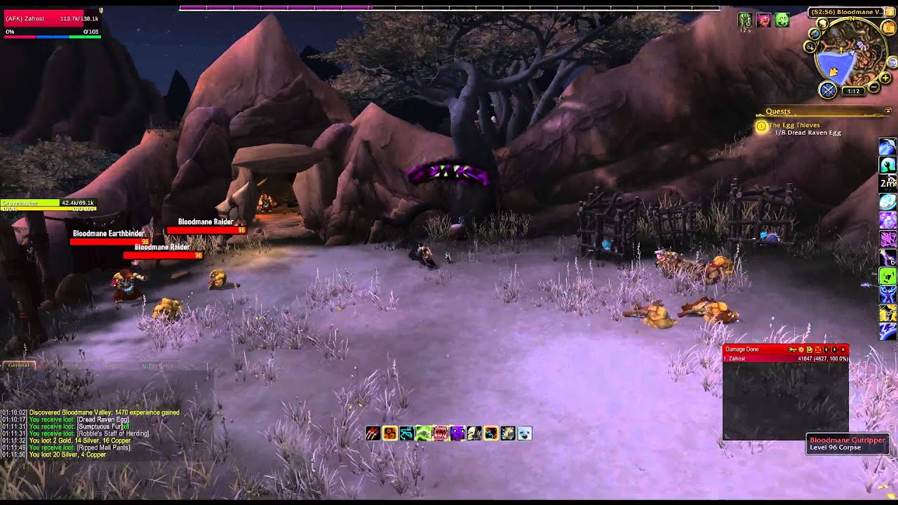 The Egg Thieves WoW Quest When the Raven Swallows the Day