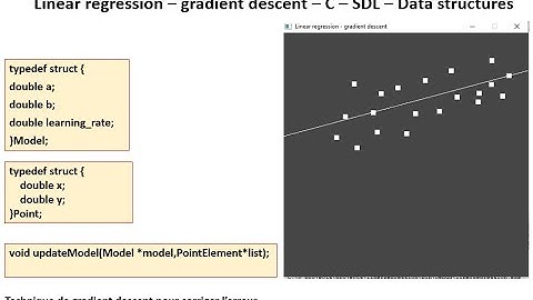Naji - Linear regression -gradient descent (C - Data structures - SDL2) - part1