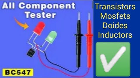 All Components testers|bc547 project|continuity tester