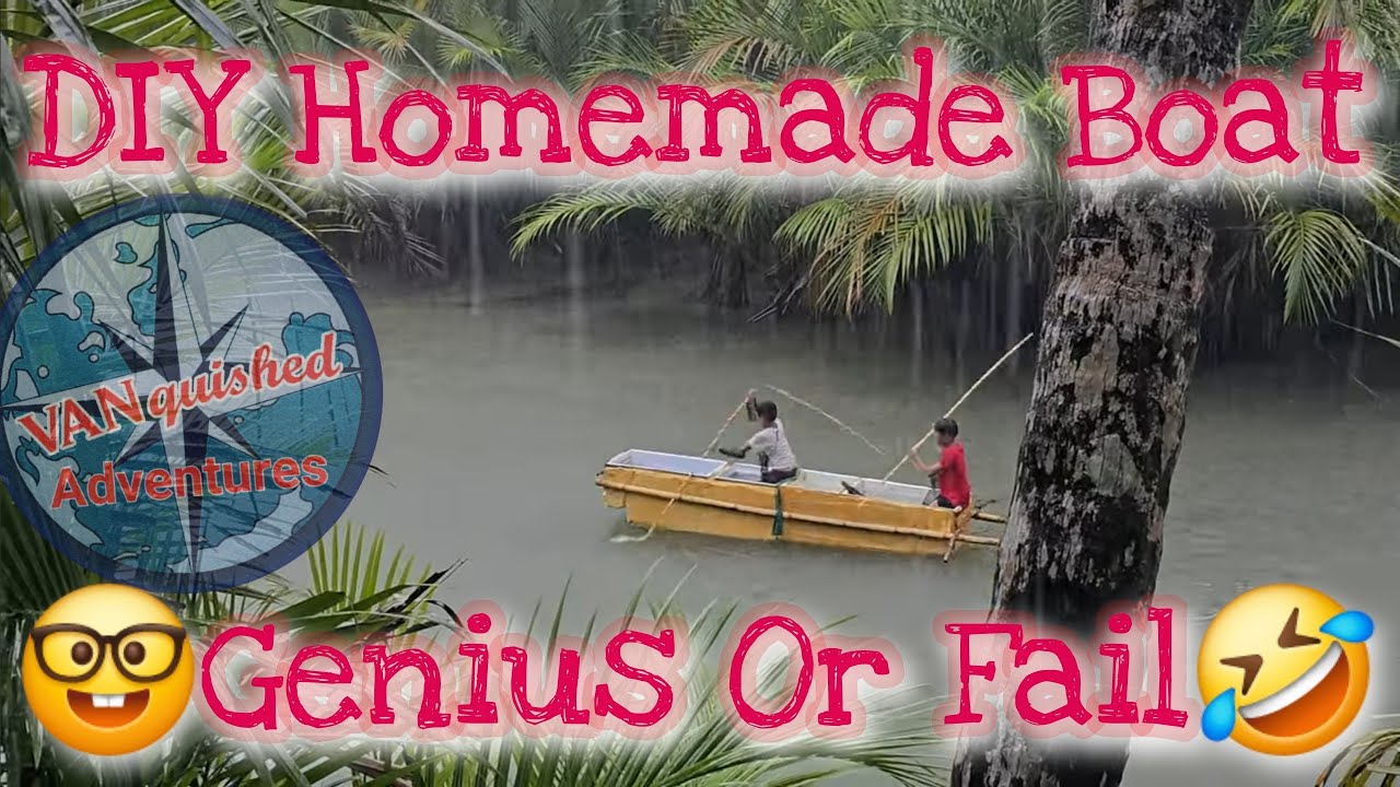 DIY Homemade Boat - Refrigerator Boat