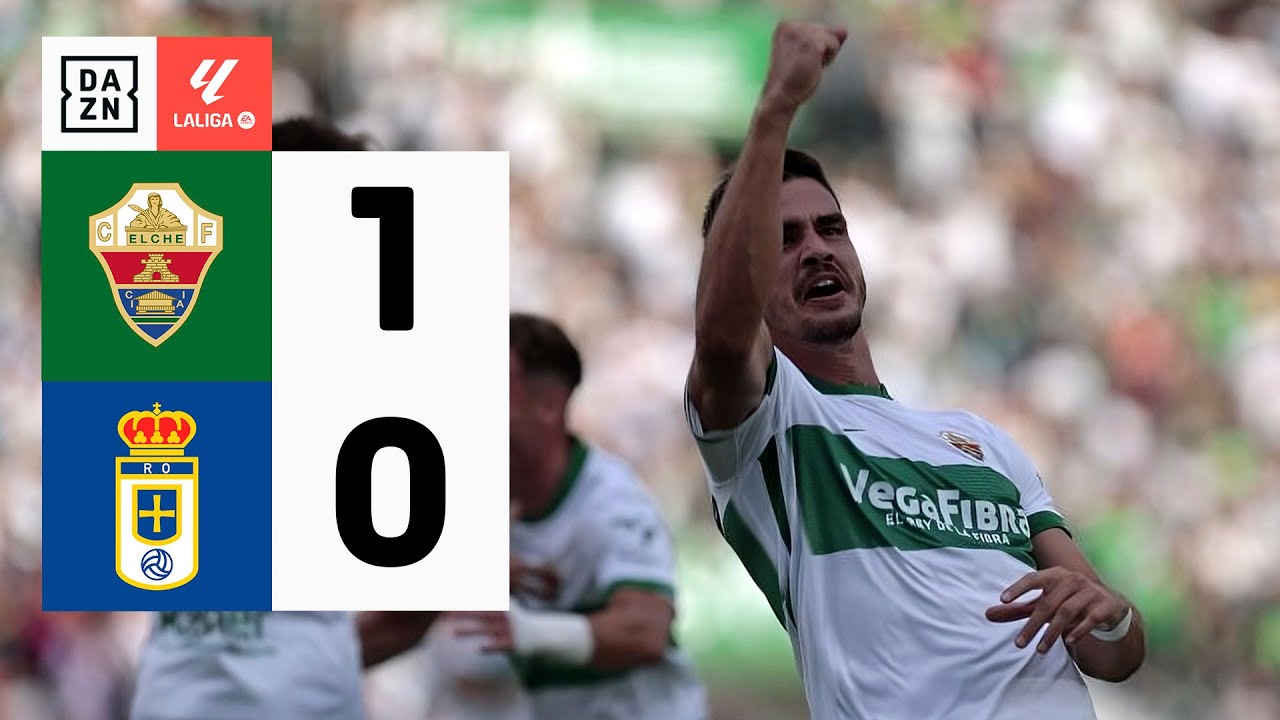 Elche CF vs Real Oviedo (1-0) | Resumen y goles | Highlights LALIGA EA ...