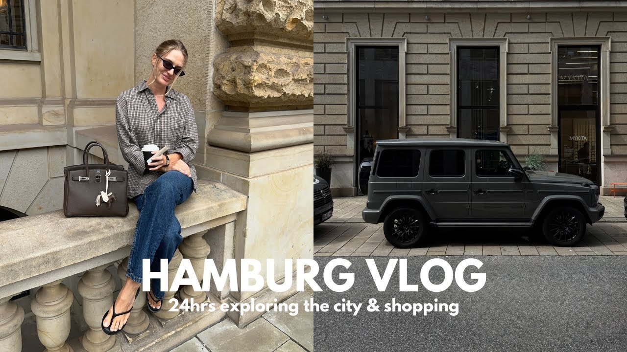 Hamburg vlog⎢24hrs exploring the city, shopping and good food