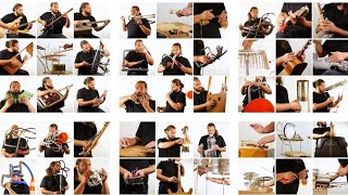 Video thumbnail of "72 HOMEMADE INSTRUMENTS IN 7 MINUTES"