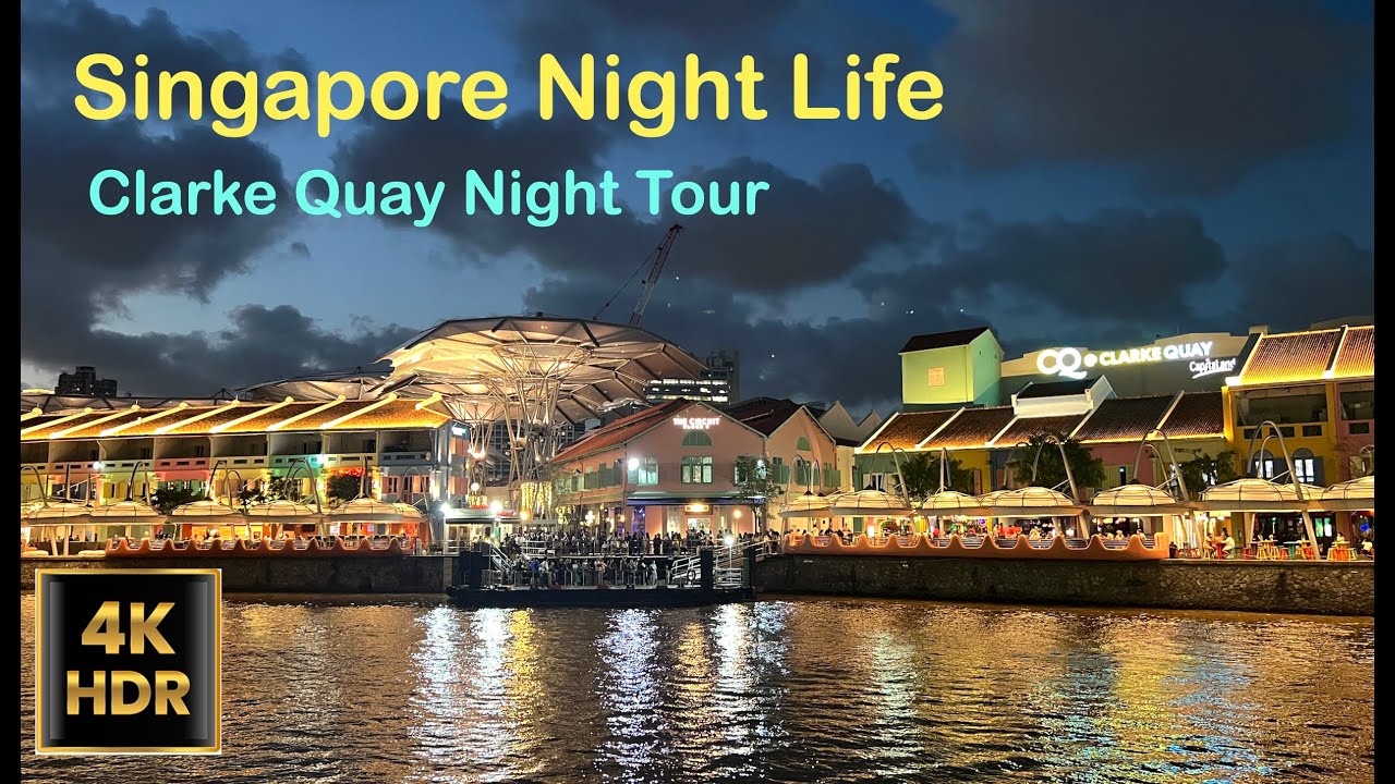 Night life in Clarke Quay Singapore