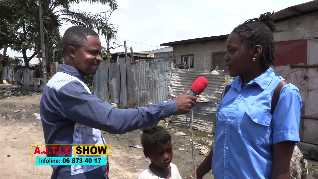 English street interview in the city of Pointe-Noire”