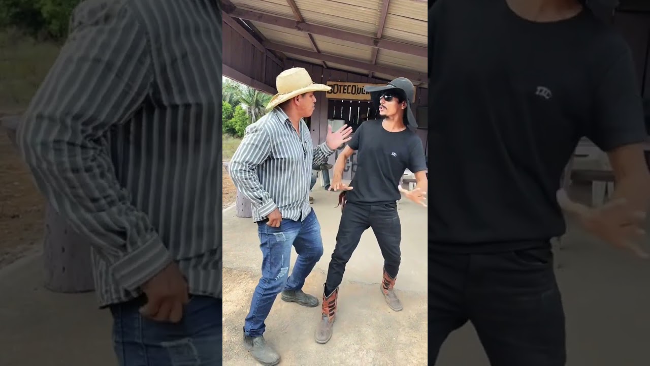 A moto do calango acabou a gasolina ele foi pedir um pouco seu Miguel ficou bravo 