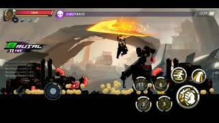 1000+ hit combo!|Cyber fighters survival gameplay screenshot 2