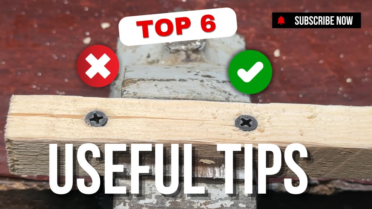 Top 6 Essential Woodworking Tips & Tricks You Need to Know! - YouTube