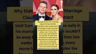 Why Matt Damon’s “Two-Week Rule” Makes His Marriage Strong ❤️
