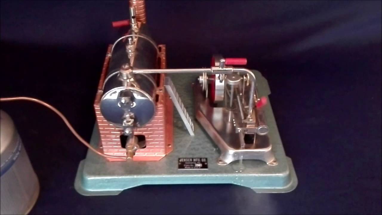 Jensen 75 Steam Engine Toy - First Test on Steam