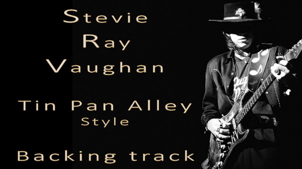 Stevie Ray Vaughan Tin Pan Alley style Guitar Backing Track B minor