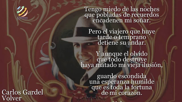 Carlos Gardel - Volver (Lyric video) [HQ Audio]
