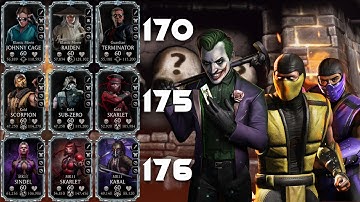 How to beat Match 170, 175 & 176 Shirai Ryu Fatal Tower | 3 strategies | MK Mobile