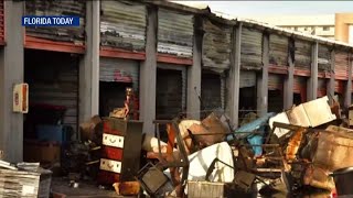 Fire damages self-storage business in Brevard