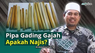 Hukum Merokok Memakai Alat Bantu Pipa Gading Gajah | KH Muhammad Fatih