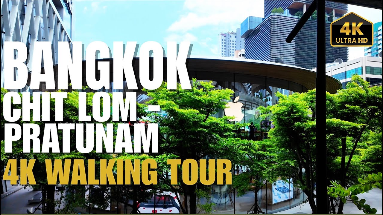 Chit Lom to Pratunam (Bangkok) Walking Tour...