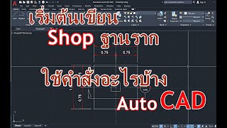 AutoCAD การเริ่มตั้นเขียนแบบ ใช้คำสั่งอะไรบ้าง