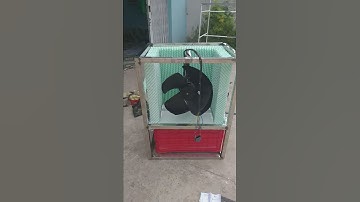 Quạt hơi nước tự chế cho mùa nóng. (Made in việt nam)