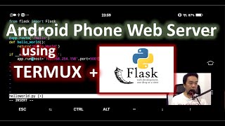 PINOY PROGRAMMER EP07 - TERMUX + Python + Flask = Web Server | Using Android Phone | Vino Santiago