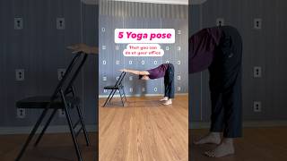 || Office Yoga ||  #chairyoga #officeyoga #yogaeverywhere #healthtips #yogatutorial #yogaforseniors