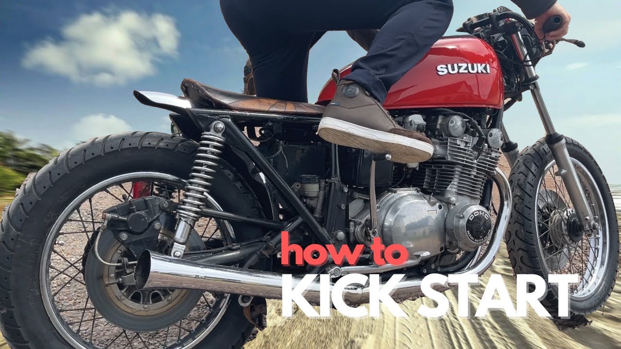 HOW TO KICK START A MOTORCYCLE 