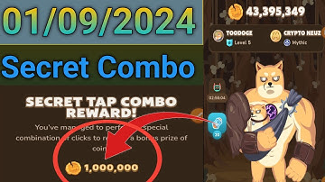 Memefi Daily Secret Combo 01 Sept 2024 | today memefi 10,00,000 coin