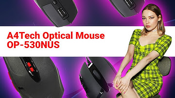 НИКС Компьютерный Супермаркет: видео про Проводная Мышь A4Tech Optical Mouse OP-530NUS Черный