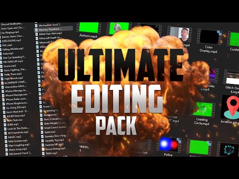 The ULTIMATE Editing Starter Pack! (FREE DOWNLOAD) (For Funny Moments, Vlogs and More!)