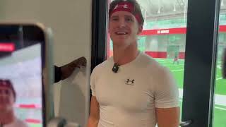 Wisconsin quarterback Colton Joseph talks fall camp upcoming 2026 season