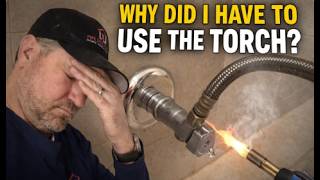 This Toilet Valve Wouldn’t Stop Dripping — Here’s Why the Torch Came Out