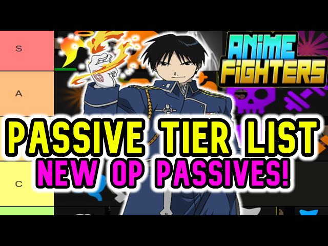 NEW OP PASSIVE! Anime Fighters Passive Tier List (NEW SORCERER