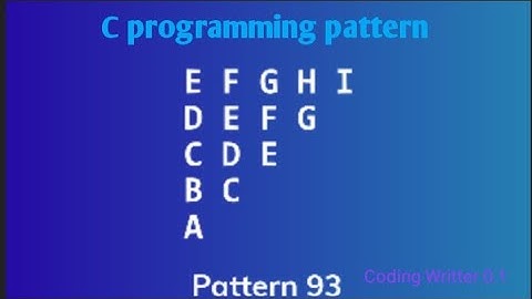 Best pattern tutorial video ll C programming language ll 💯🧠#coding #short #youtubeshorts
