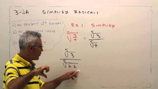 3-2A--Simplify Radicals