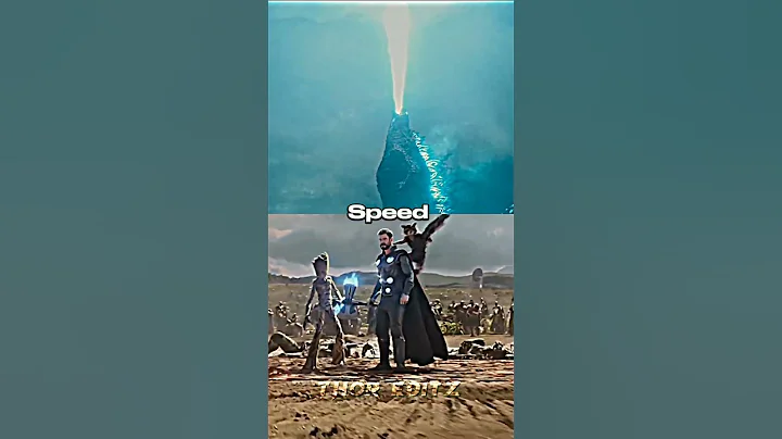 Godzilla vs thor #marvel #dc