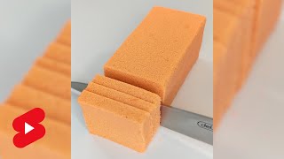 Tingly and Relaxing Kinetic Sand ASMR | Satisfying Cutting #shorts