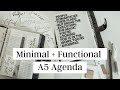 A5 PLANNER SET UP FOR 2021 | Minimal + Functional Planning, Cloth and Paper Haul, Planner Freebies