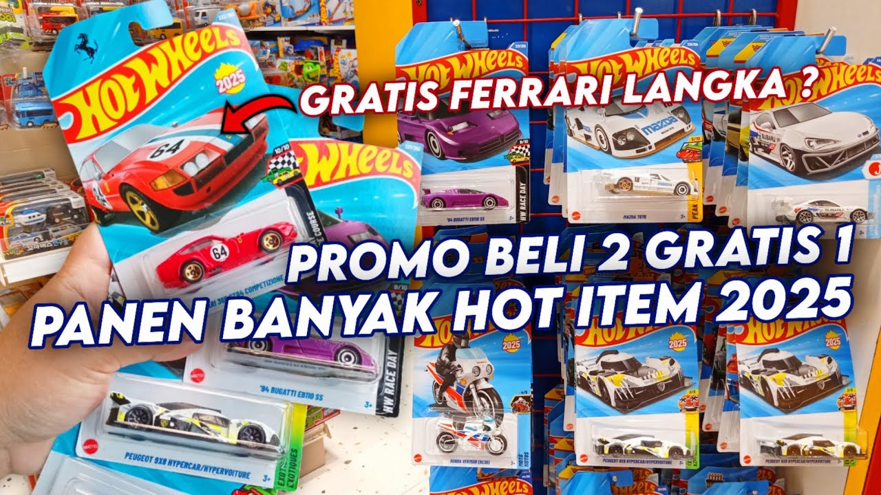 HUNTING HOT WHEELS 2025 Borong Promo Sampai Panen Hot Item