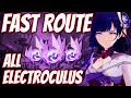 All electroculus locations fast route guide  genshin impact 20