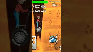 Hill Climb Racing power of one wheeler 🔥🔥 #hillclimbracing #gaming #treanding #youtubeshorts #viral