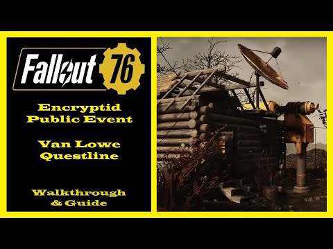 Fallout 76 - Encryptid Public Event - Van Lowe Questline